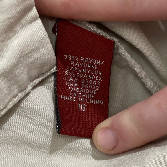 Dalia Sport Cream Utility Cargo Button Up Long Sleeve Women’s Shirt Vintage 16 - Picture 6 of 8